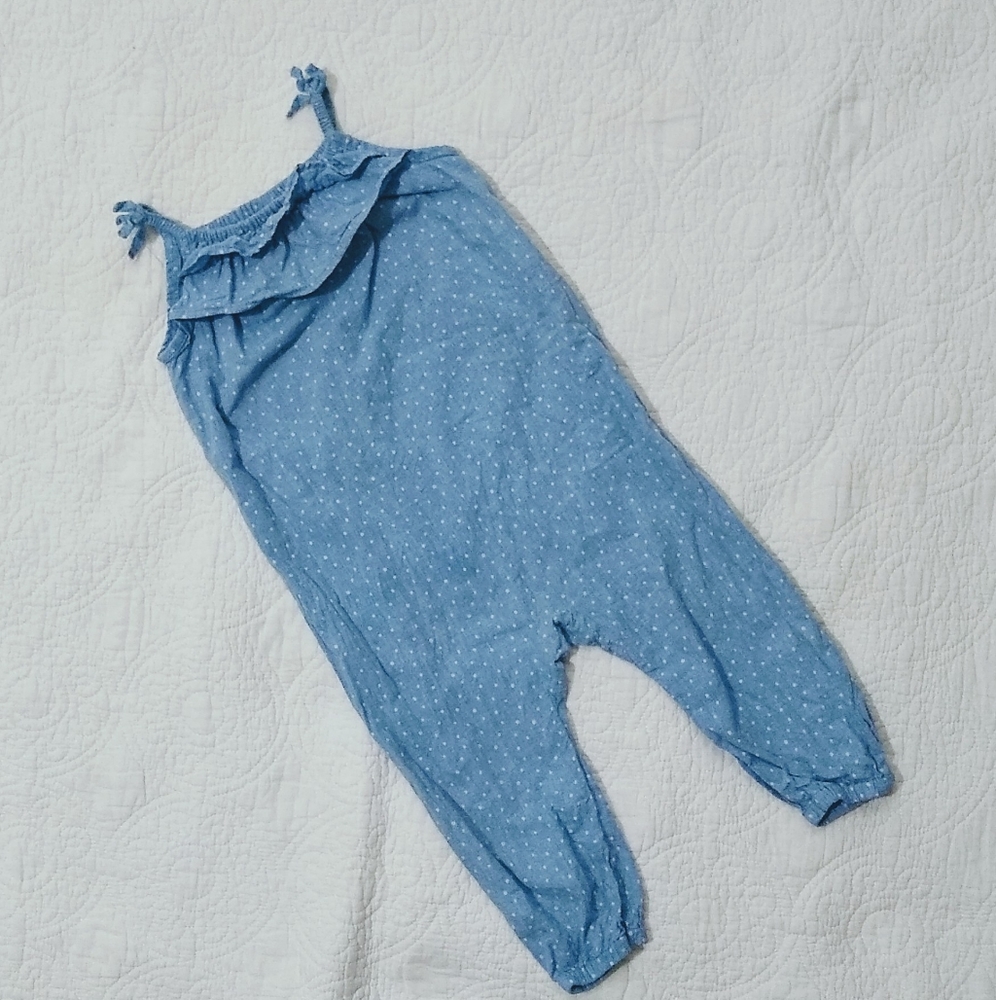 H&M blue romper size 12-18